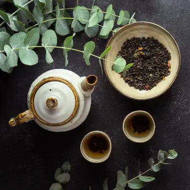 Image of loose oolong leaf